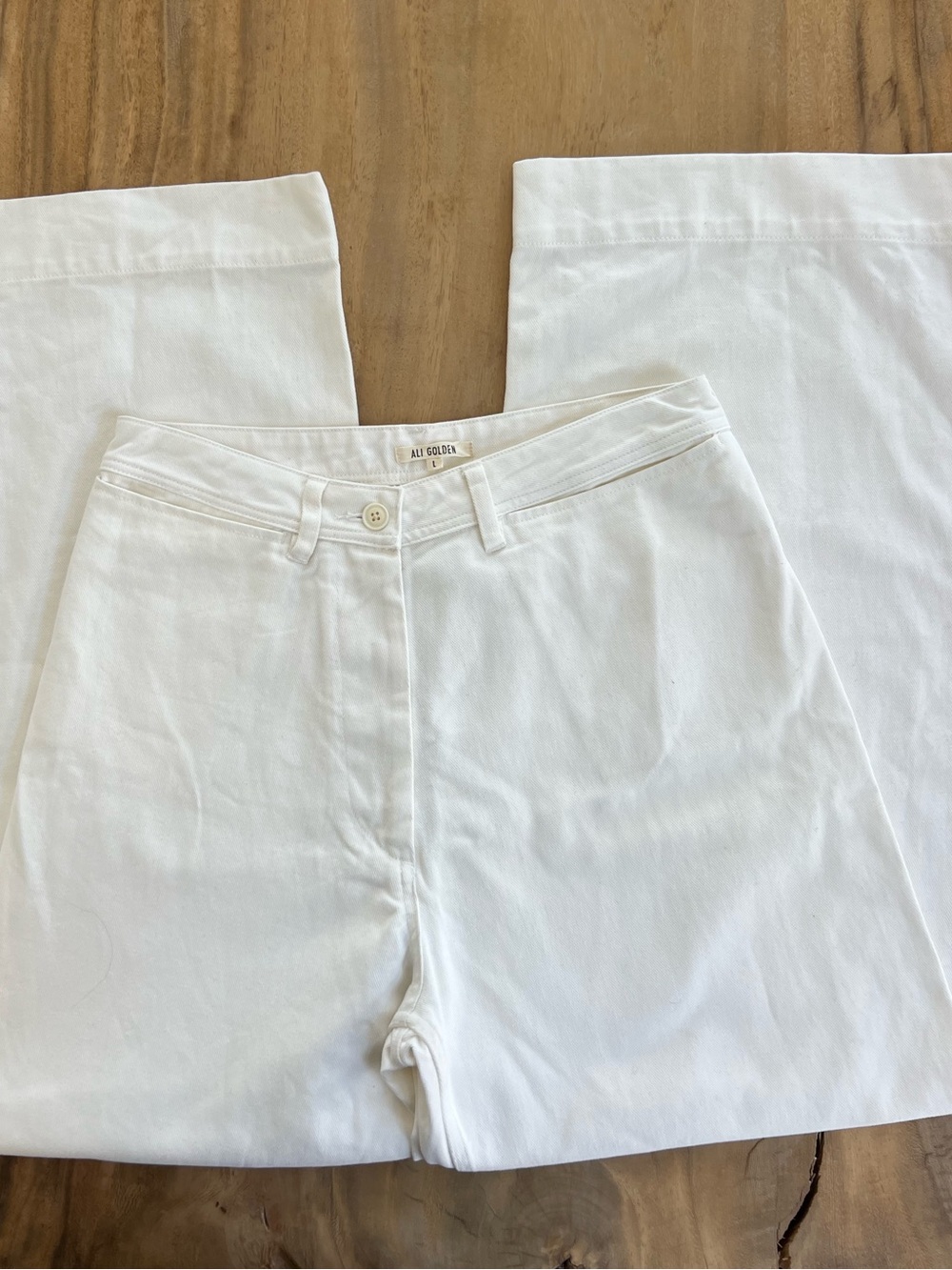 NWOT Ali Golden White Pants 100% cotton